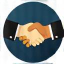 Icon of a handshake, symbolizing a successful placement
